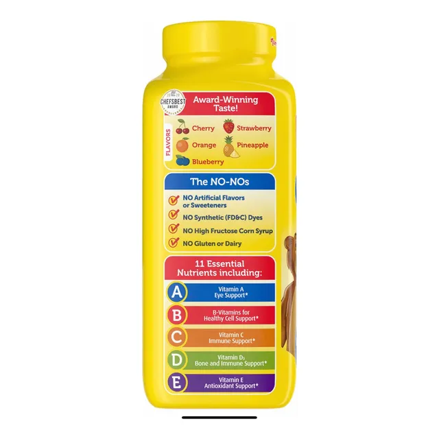 Multivitamínico Niños (300 Gomitas Premium) Hecho En Usa