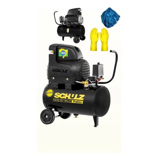Motocompressor Profissional Schulz Compacto Pratiko Com Roda