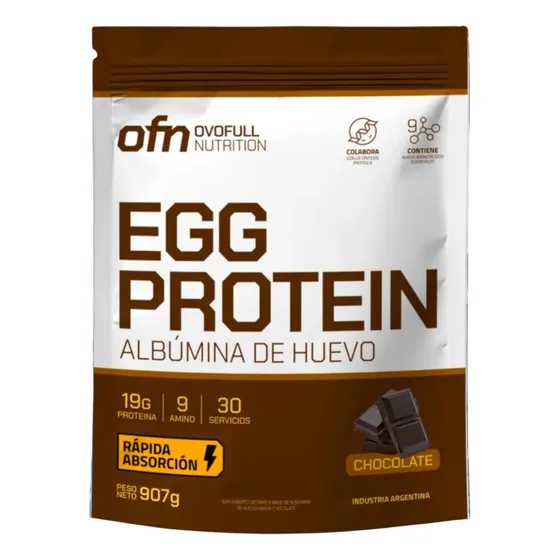Egg Protein 2lb Ovofull Nutrition Albúmina Huevo Sin Lactosa