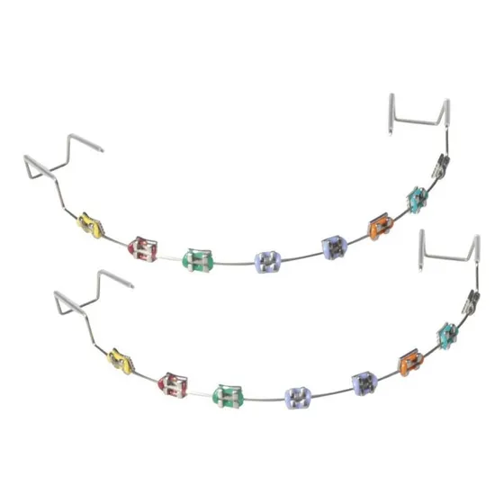 Decoración Temporal De Dientes Con Alambres De Metal