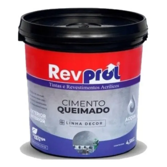 Cimento Queimado Exterior Interior Complemento Acrílico