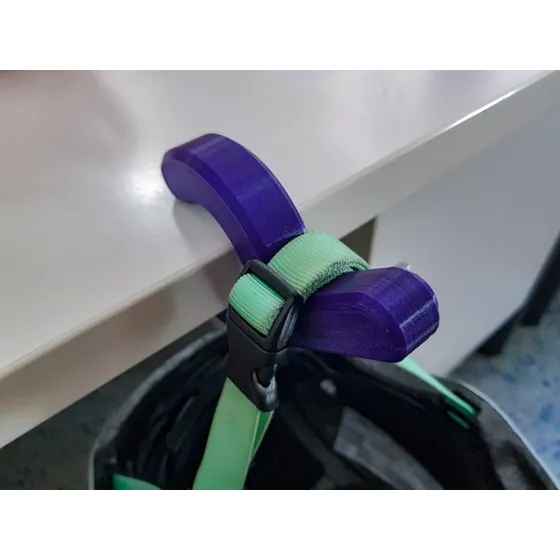 Soporte Gancho Para Escritorios U Hogar Impreso En 3d