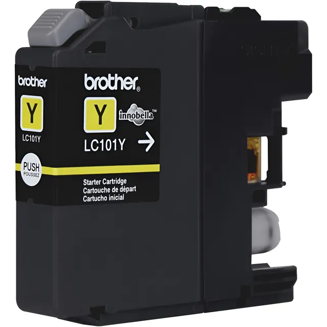 Cartucho Brother Lc101y Amarillo, 300 Páginas