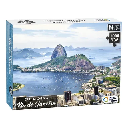 Quebra Cabeça 1000 Peças Pais & Filhos Rio De Janeiro Brasil