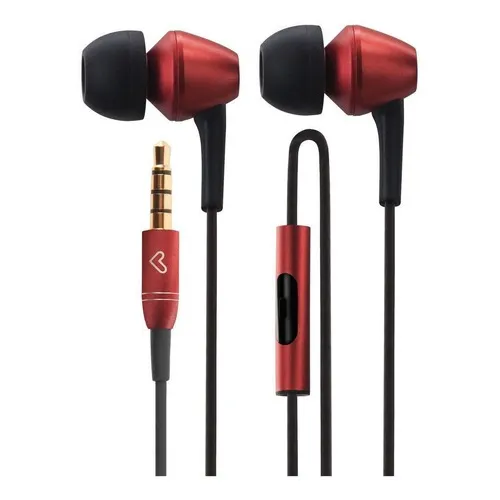 Energy Sistem 422838 Earphones Urban 3 Titanium C/mic Color Rojo Color de la luz Nude