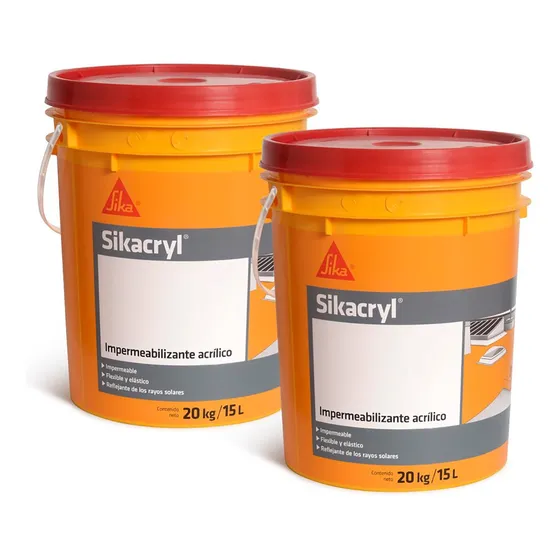 Pintura Membrana Líquida Impermeabilizante Sikacryl 20+20