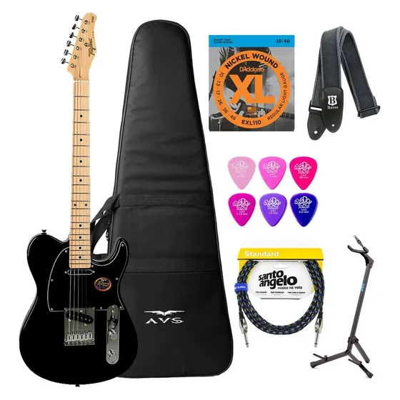 Guitarra Tagima T910 Bk Preta + Kit 