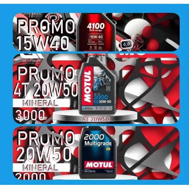 Motul Semisintético 15w40 - 30 Unidades 1l