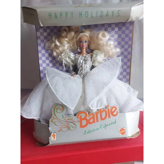 Barbie Holiday Vestido Plateado Rotoplast Venezuela 1992