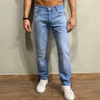 Calça Masculina Jeans Clara Corte Reto Tradicional Premium Calça Masculina Jeans Clara Corte Reto Tradicional Premium