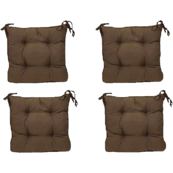 Cojines Para Silla Comedor 40x40 Cm Varios Colores 4 Piezas 