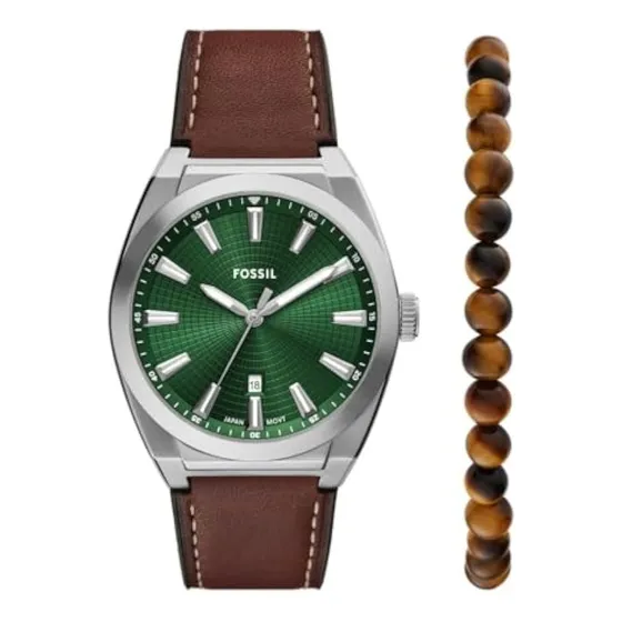 Fossil Everett Reloj De Cuarzo De Acero Inoxidable