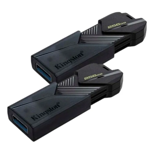 Pack X2 Pendrive Kingston 256gb Exodia Onyx Somos Mayoristas