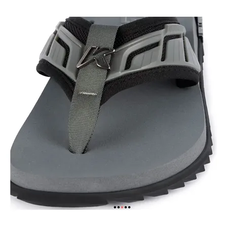 Sandalia Kenner Kivah Full Force Gold Preto/chumbo Liso 42