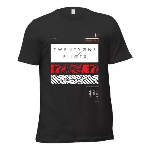 Remera Indie Pop Rock Twenty One Pilots Clique Unisex