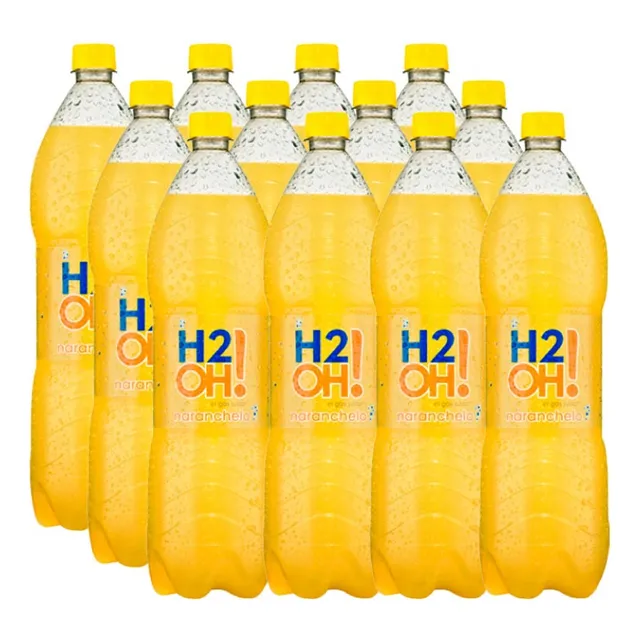 Agua Saborizada H2o! Naranchelo 1.5lt X 12 Unidades