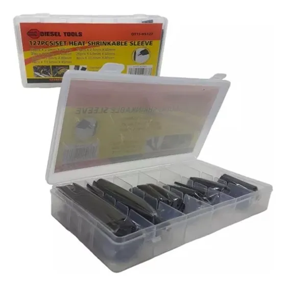 Set De Termoencogible Negro 127pz Diesel Tools