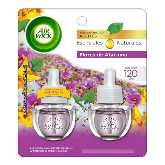 Recarga Desodorante Electrico Flores De Atacama Airwick 2 Un