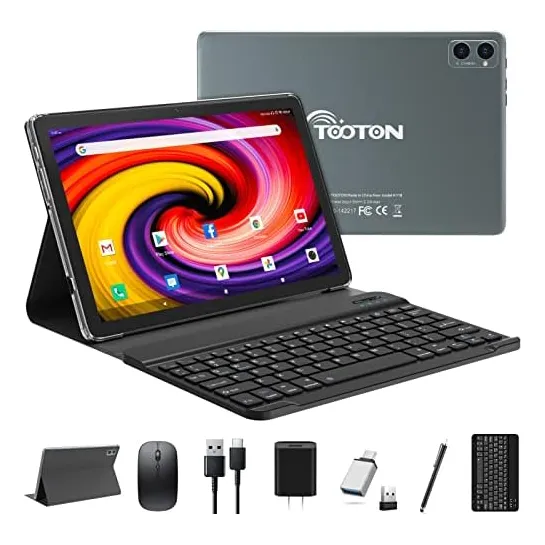 Tablet Tooton 10.1'' Fhd 128gb 13mp 8mp 5g Wifi -gris