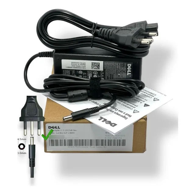 Original Carregador Dell Inspiron Vostro I15-3501 5566 5480
