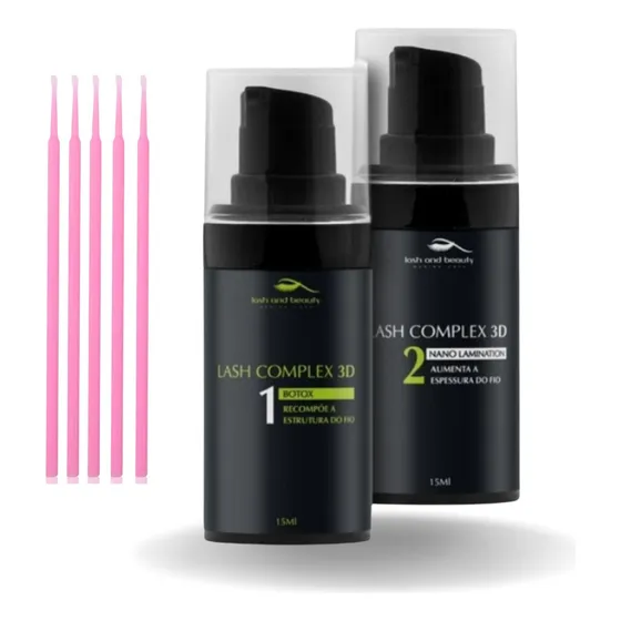 Kit Lash Complex 3d - Tratamento E Nano Laminação