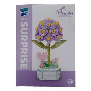 Pack 2 Bloques De Construcción Flores Puzzle 3d Varios Pack 2 Bloques De Construcción Flores Puzzle 3d Varios