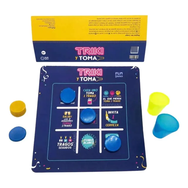 Juego De Mesa Adultos Triki Y Toma Para Parejas Para Beber