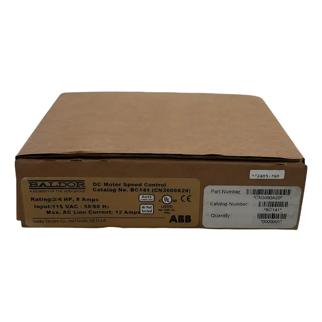 Bc141 Cn3000a20 Abb Targeta De Control De Velocidad Baldor
