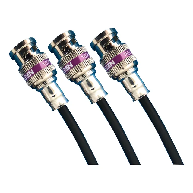 Cables Sdi, Hd-sdi Belden 1.5 Metros, 4.5ghz, 3 Cables
