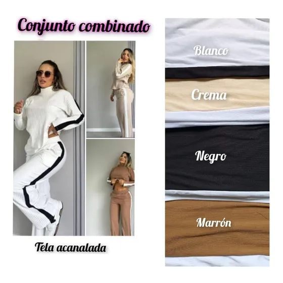 Conjunto Casual Para Dama Conjunto Blusa, Jogger