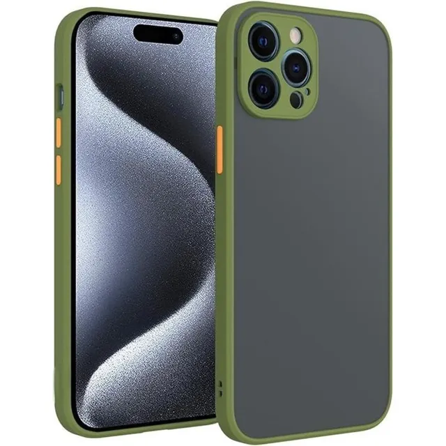 Funda Case Para Samsung A30s Ahumado Mate Verde Militar