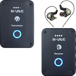 Retorno De Palco Monitor Ponto Sem Fio M-vave Com Fone Qkz Retorno De Palco Monitor Ponto Sem Fio M-vave Com Fone Qkz