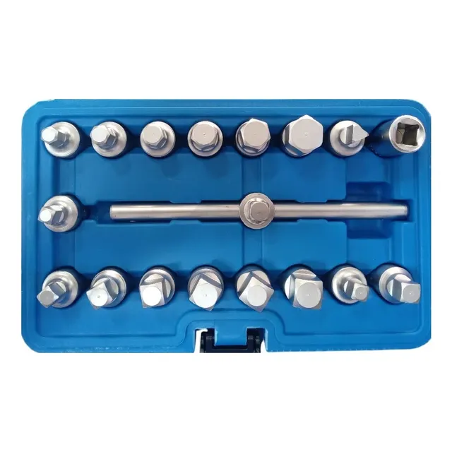 Juego De Dados Para Tapon De Carter Taller Mecanico 18 Pzas