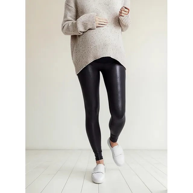 Calzas Para Embarazada Simil Engomada Futura Mama Lycra