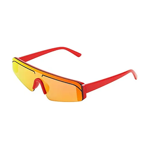 Feisedy 90s Y2k Futuristic Sunglasss For Women Men Gddn2