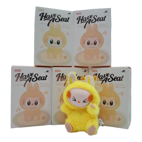 Muñeco Peluche Sorpresa Labubu Have A Seat Pop Mart