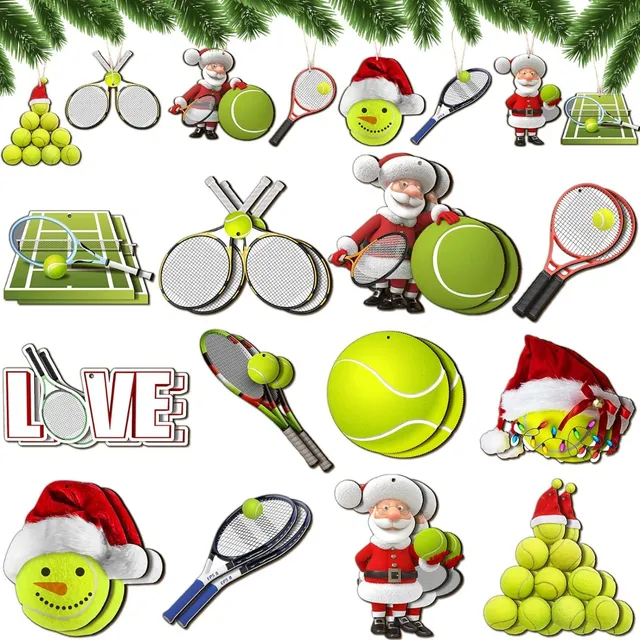 Adornos Decorativos Madera Navidad Tenis X 2 Pzas