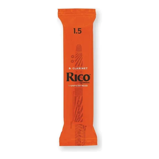 Palheta Clarineta Bb 1.5 (unidade) D'addario Rico 50/rca0115