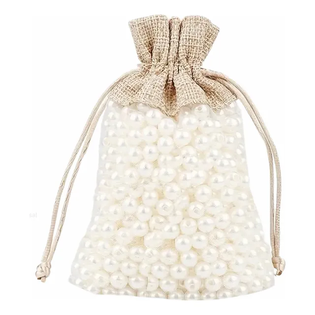 Bolsas Para Souvenirs Organza Y Arpillera X 20
