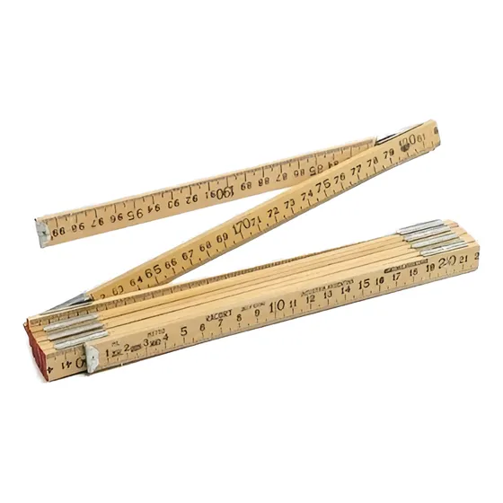 Metro Madera Carpinterio 10 Varillas Racort Plegable