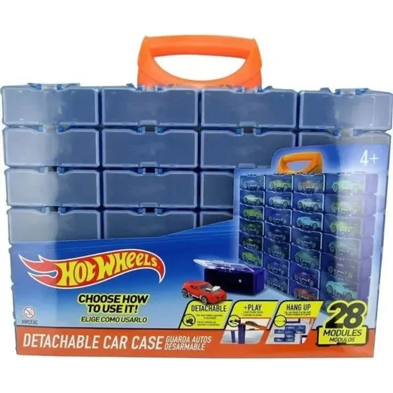Hot Wheels Guarda Autos Multimodular Por 28 Pcs