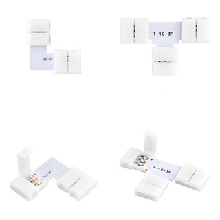 Conectores Broche Tiras Led 2 Tipo T Y 2 Tipo L 3 Pines 10mm Conectores Broche Tiras Led 2 Tipo T Y 2 Tipo L 3 Pines 10mm