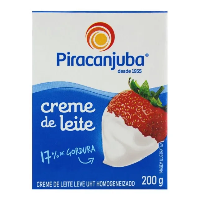 Creme De Leite Piracanjuba Caixa 200g