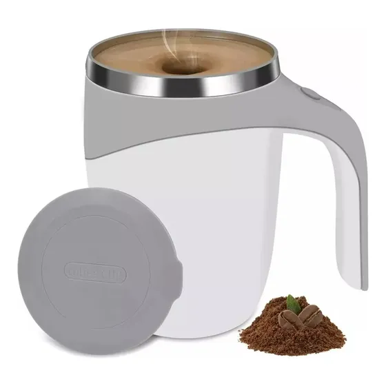 Taza Mezcladora Automática Agitador Bebidas Acero