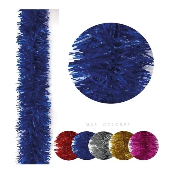 Boa Guirnalda Gofrada Navideña 2mts X 8cm Color Navidad