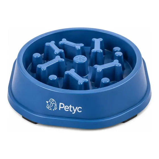 Comedouro Lento Labirinto PETYC para Cães e Gatos Antiengasgo Interativo de 220g