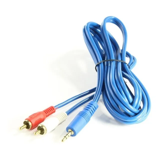Cable Audio Jack Macho 3.5mm A 2 Rca 1.5 Mt Sonido Estereo
