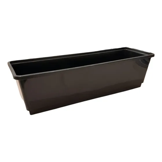 Maceta Ta Plastic Jardinera Rocio N 55 Color Negro