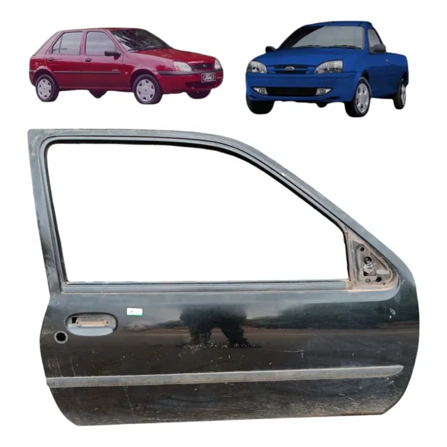 Porta Direita Fiesta 2 Portas Courier  1996 A 2012 Usado Nf