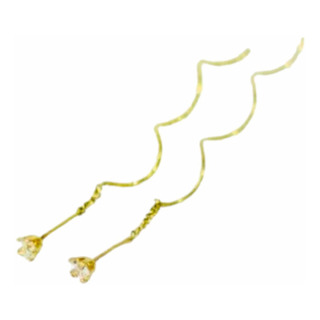 Aretes De Chapa De Oro 14 Kilates. Tipo Violador + Kit. Aretes De Chapa De Oro 14 Kilates. Tipo Violador + Kit.